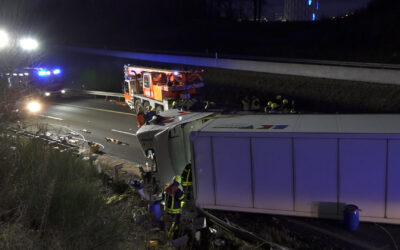 Tödlicher Lkw-Unfall am Frankfurter Kreuz