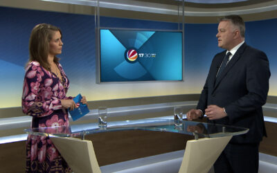 Zu Gast im Studio: der rheinland-pfälzische CDU-Chef Gordon Schnieder