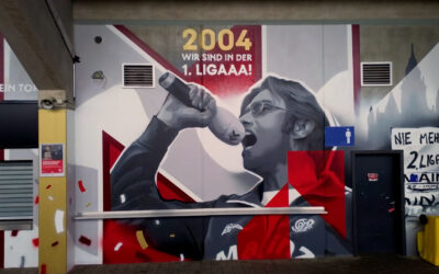 Graffiti-Kunst im Mainzer Stadion