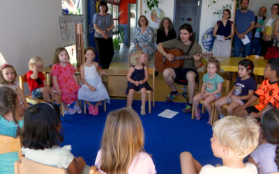 Hessisches Kabinett tagt in Kindertagesstätte