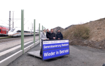 Riedbahn nach Generalsanierung wiedereröffnet