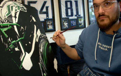Football meets Art: Marco Guadalupe aus Schaafheim zeichnet für Stars der NFL