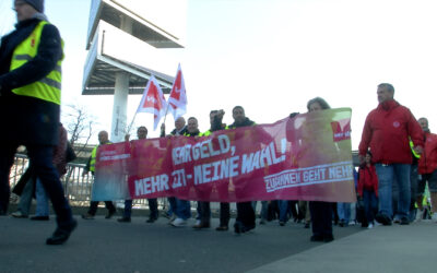 Frankfurter Flughafen durch Streik lahmgelegt