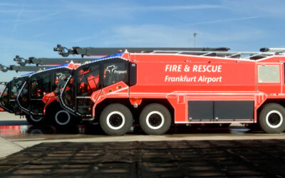 Aufrüstung für die Frankfurter Flughafenfeuerwehr