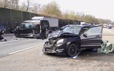 Schwerer Unfall auf A3 zwischen Frankfurt und Offenbach