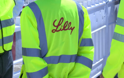 Baufortschritt bei Eli Lilly in Alzey