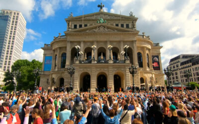 Opernplatz-Singen in Frankfurt