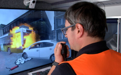 Feuerwehr übt im Hightech-Simulator