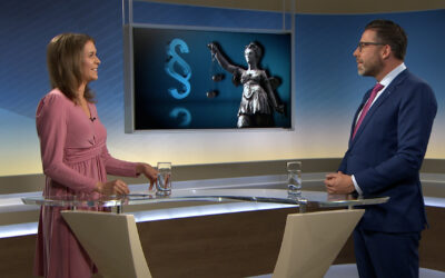 Zu Gast im Studio: der rheinland-pfälzische Justizminister Philipp Fernis
