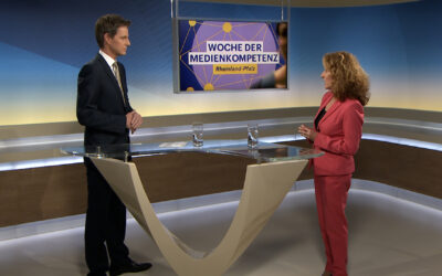Zu Gast im Studio: Heike Raab, Bevollmächtigte des Landes Rheinland-Pfalz für Medien