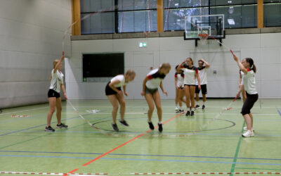 Vorbereitung auf Rope Skipping-WM