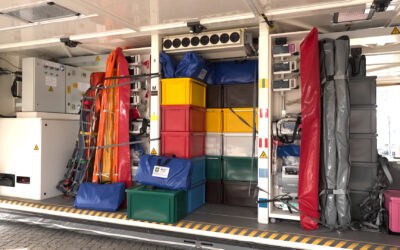 Mobiler Container für den Katastrophenfall