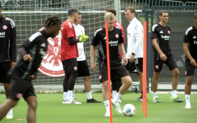Trainingsstart bei Eintracht Frankfurt