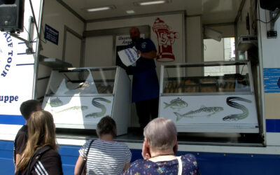 Hamburger Marktschreier auf Tour in Hanau