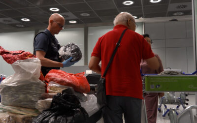 Zollkontrollen am Flughafen Frankfurt