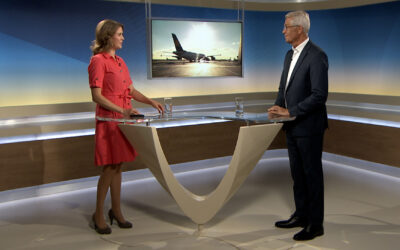 Zu Gast im Studio: Fraport-Chef Stefan Schulte