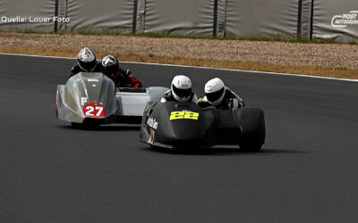 Sidecar-Fahrer Max Bell