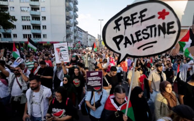 Demonstrationen zum Gaza-Krieg in Frankfurt