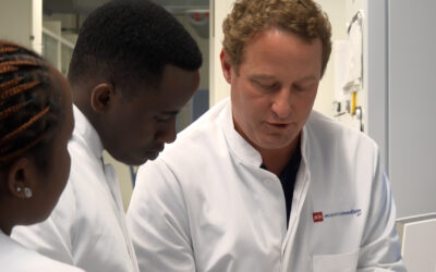 Praktikanten aus Ruanda bei Mainzer Biotechnologie-Firmen