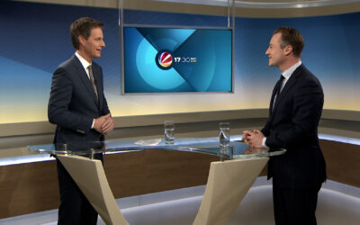 Im Studio-Talk: Benedikt Kuhn, Chef der Hessischen Staatskanzlei