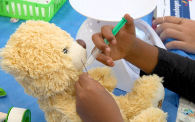 Sprechstunde in der Teddyklinik