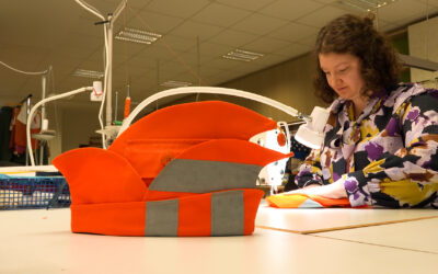 Narrenkappen aus Arbeitskleidung