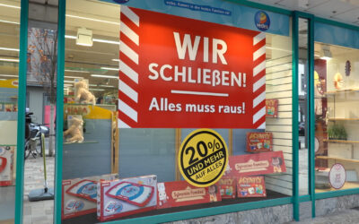 Immer mehr Traditionsgeschäfte müssen schließen