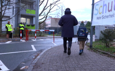 Jetzt steht da eine Schranke – Schule in Frankfurt sperrt Elterntaxis aus