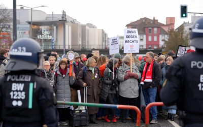 Proteste gegen Gründungsversammlung der AfD-Jugend in Gießen
