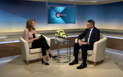 Zu Gast im Studio: der hessische Ministerpräsident Boris Rhein (CDU)