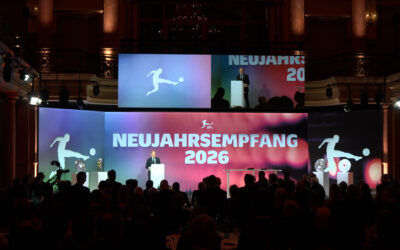 Neujahrsempfang der Deutschen Fußball Liga in Frankfurt