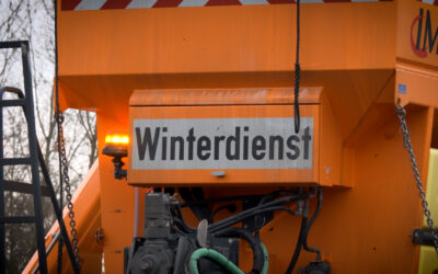 Wiesbadener Winterdienst im Einsatz