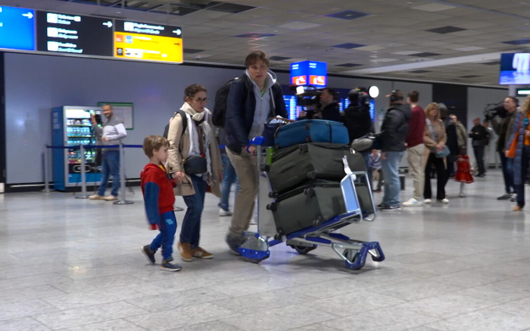 Evakuierungsflieger in Frankfurt gelandet