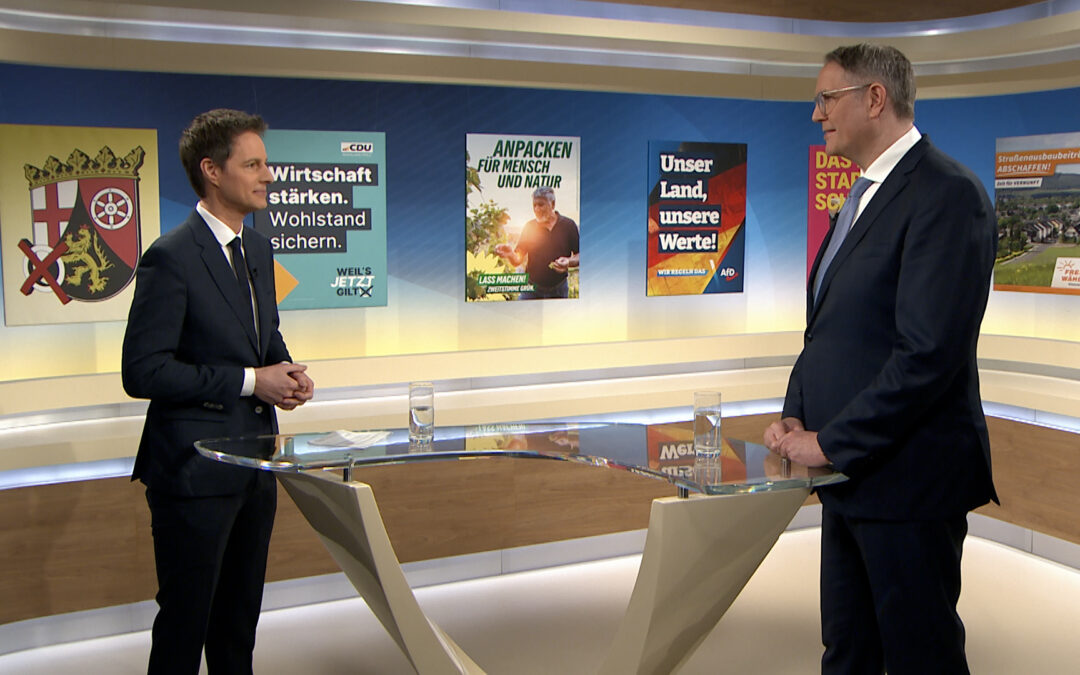 Landtagswahl 2026: Alexander Schweitzer (SPD) zu Gast im Studio