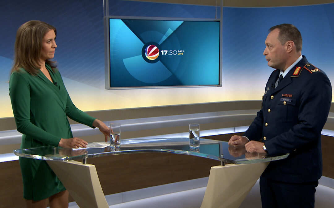 Zu Gast im Studio: Hessens Landeskommandeur Holger Radmann