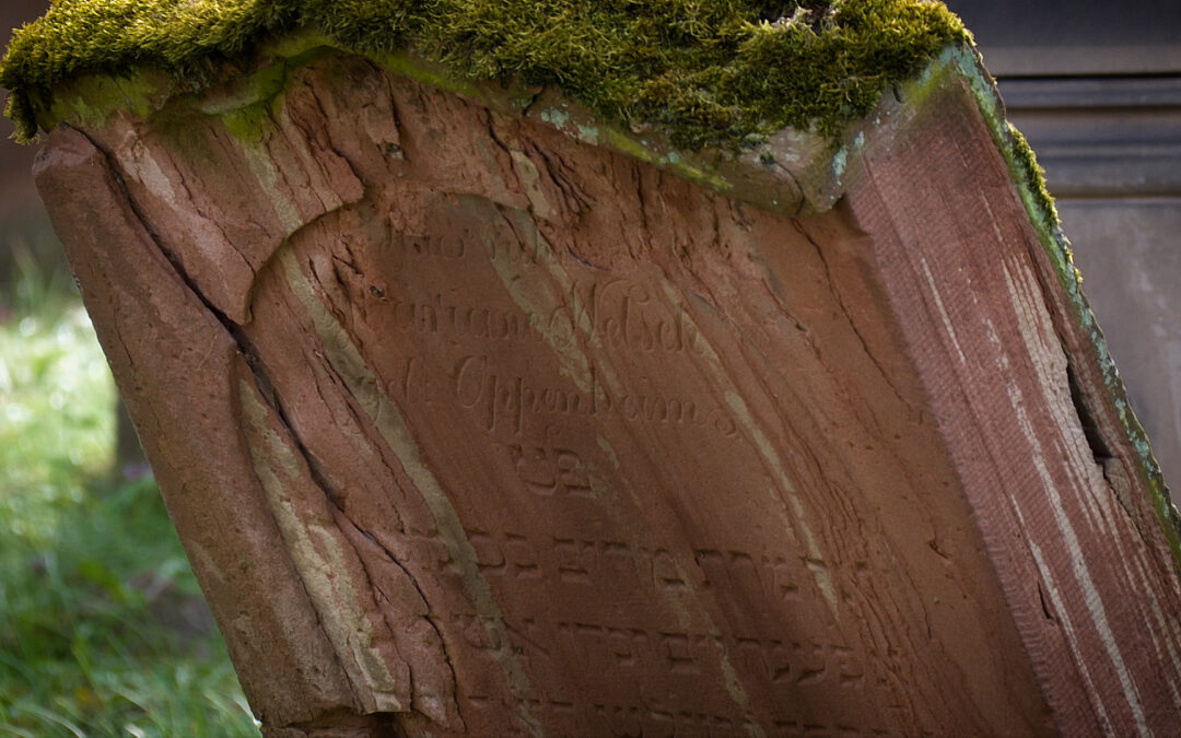 Grabsteinsanierung am Jüdischen Friedhof in Mainz