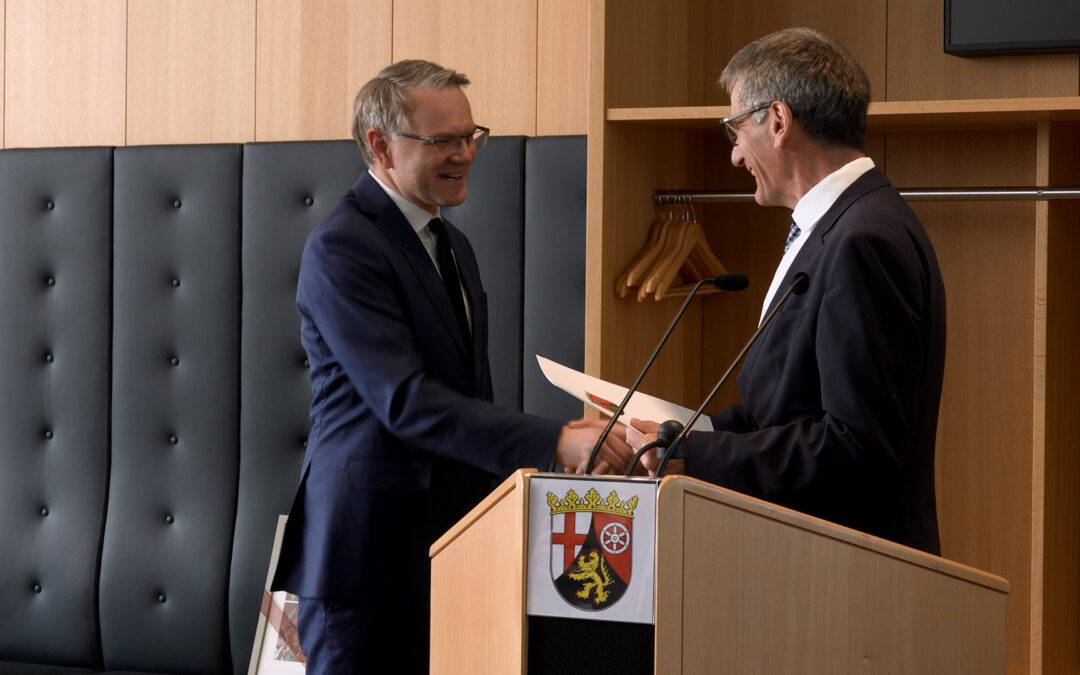 Amtseinführung des neuen Bürgerbeauftragten Martin Haller