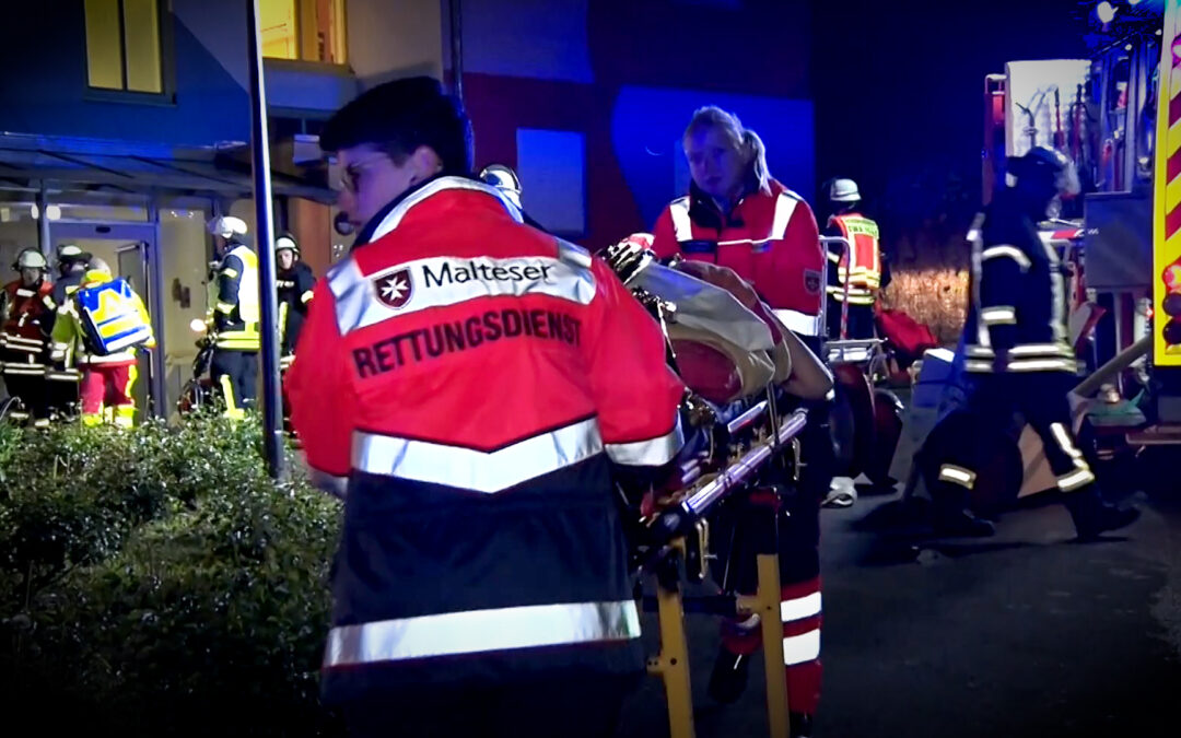 Feuer in Wohngruppe für Menschen mit Behinderung