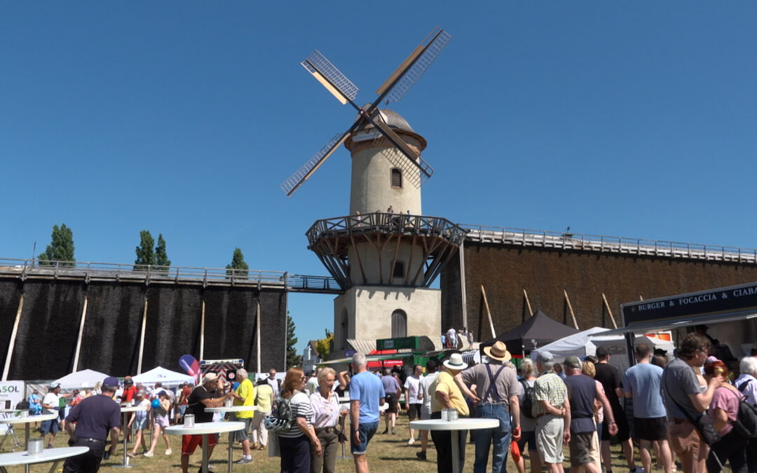 Bad Nauheimer Windmühle dreht sich wieder