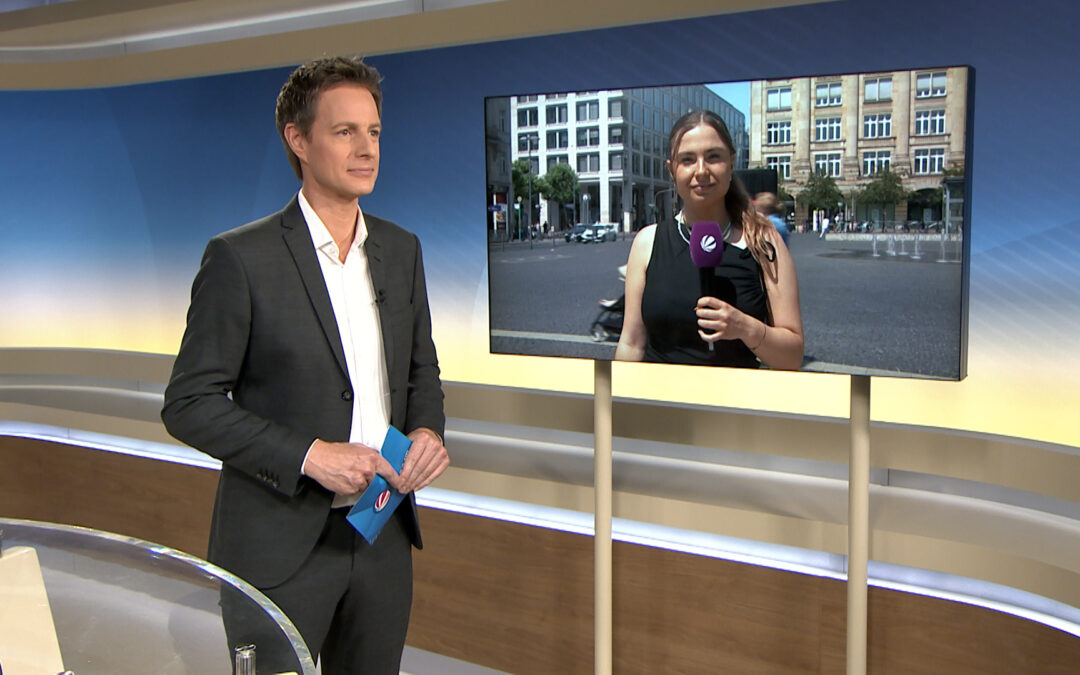 Reporterin Pauline Gaul aus dem heißen Frankfurt