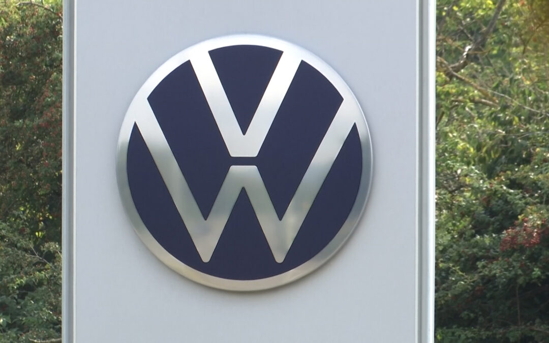 Betriebsversammlung im Volkswagen-Werk Kassel