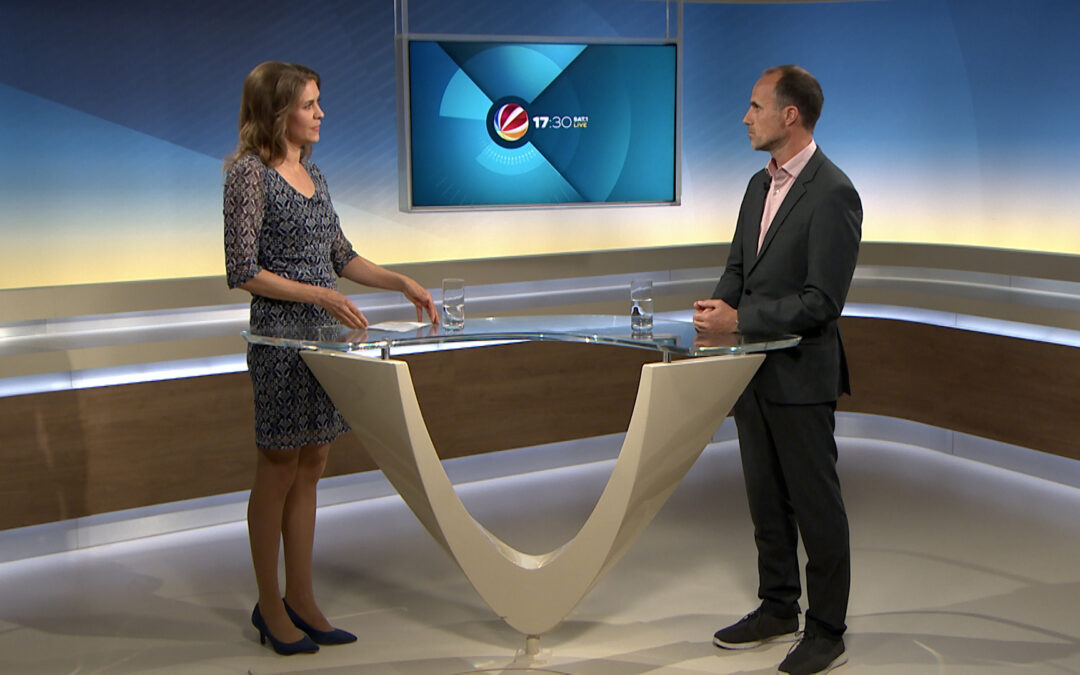 Zu Gast im Studio: der rheinland-pfälzische Gesundheitsminister Clemens Hoch (SPD)