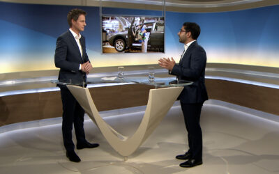 Zu Gast im Studio: Hessens Wirtschaftsminister Kaweeh Mansoori (SPD)