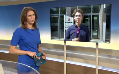 Schaltgespräch zu unserem Reporter am Landgericht Koblenz